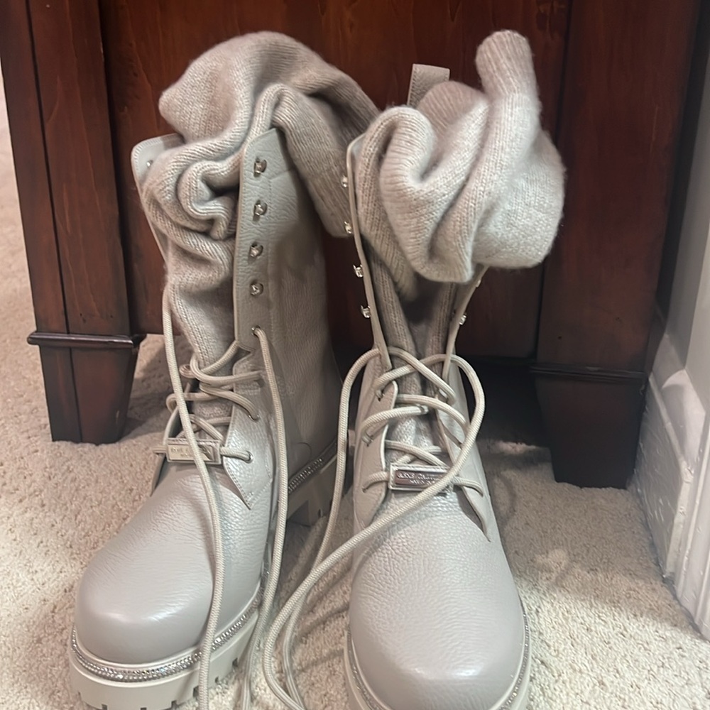NEW René Caovilla
knee-length knit boots - Picture 4 of 5